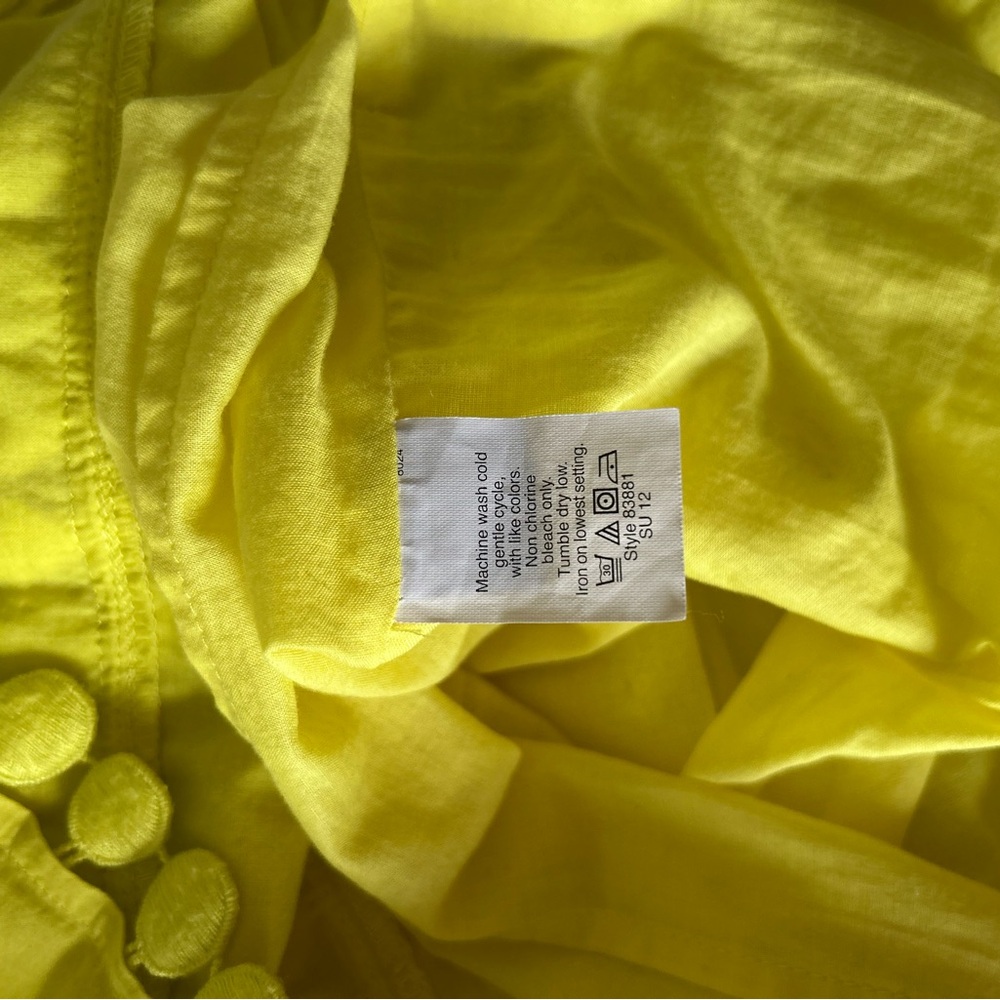 J. Crew Bright Yellow Blouse
